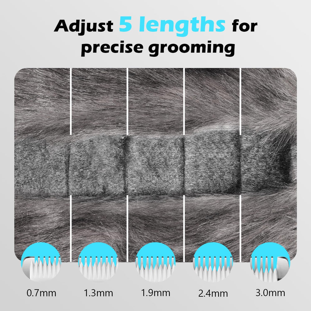FuzzyFix quiet motor supports calm grooming for sensitive cats.