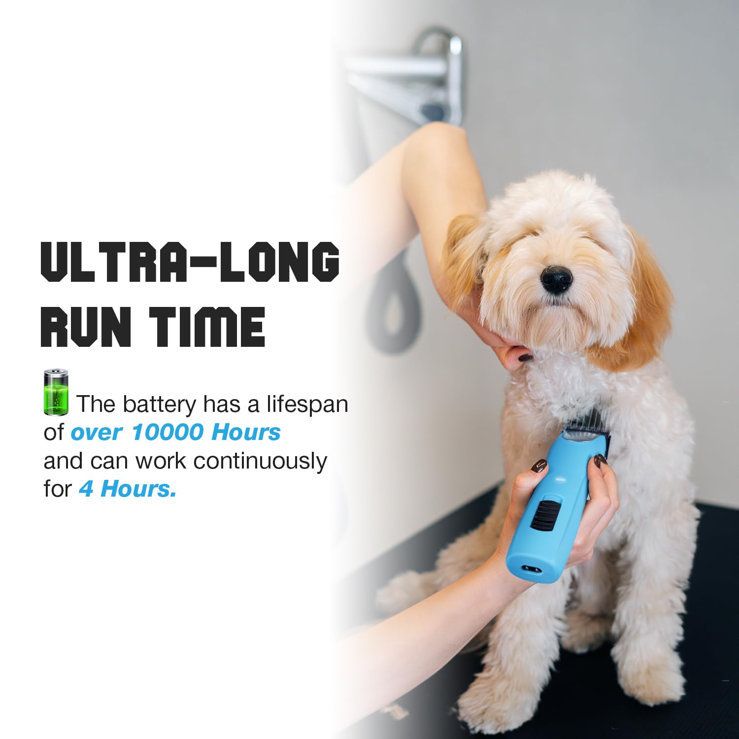 FuzzyFix stainless steel blades are removable for quick cleaning and hygiene.