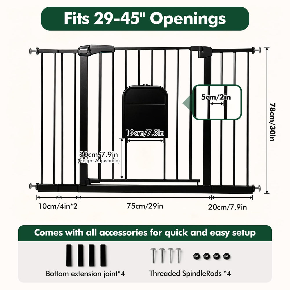 FuzzyNest auto-close, two-way gate for smooth daily use