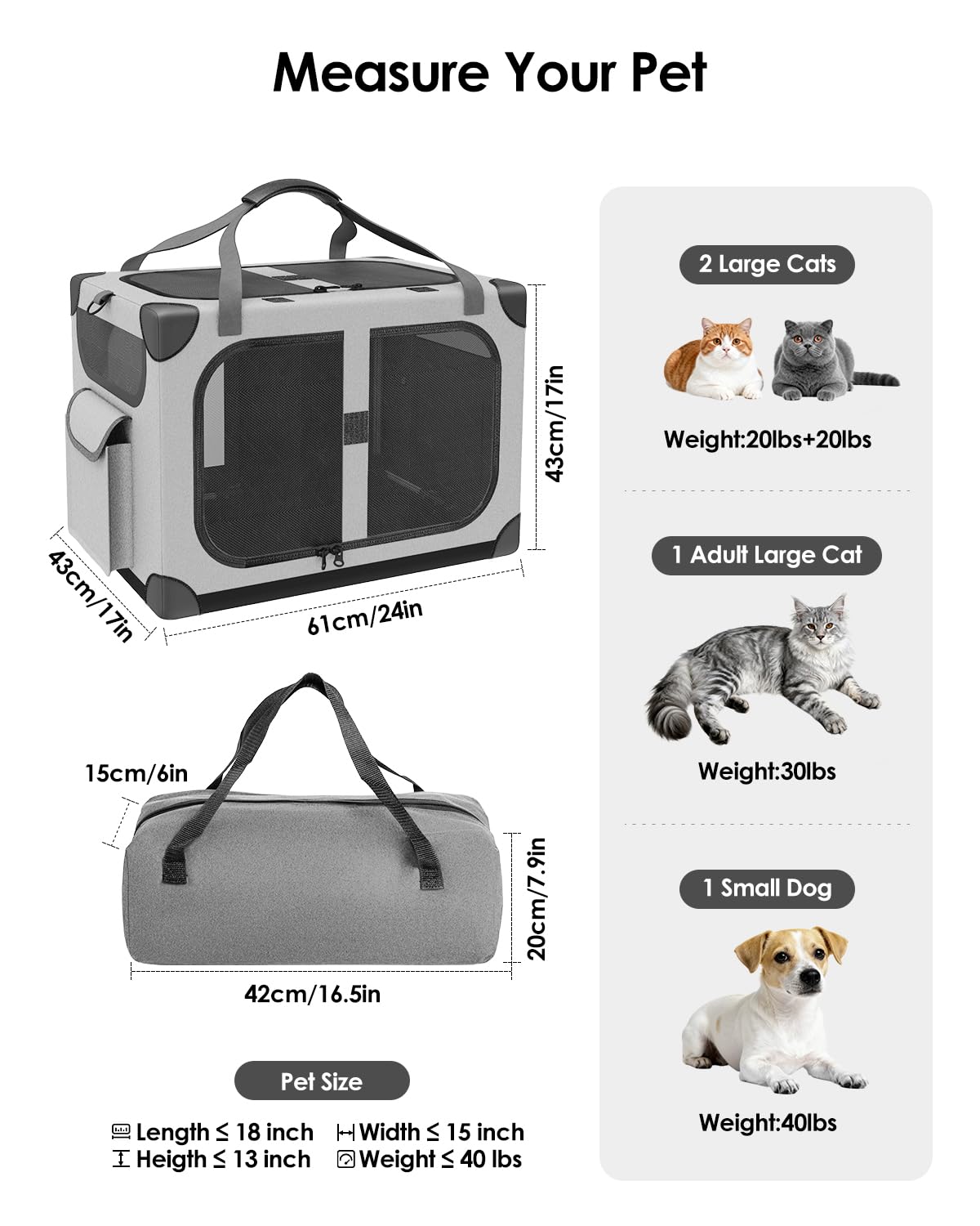 FuzzyNest portable travel crate suitable for car and home use with tote.