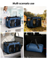 FuzzyNest breathable mesh panels provide airflow and clear views