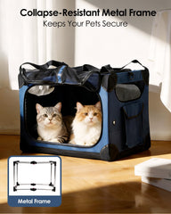 FuzzyNest carrier shows removable divider for separate spaces