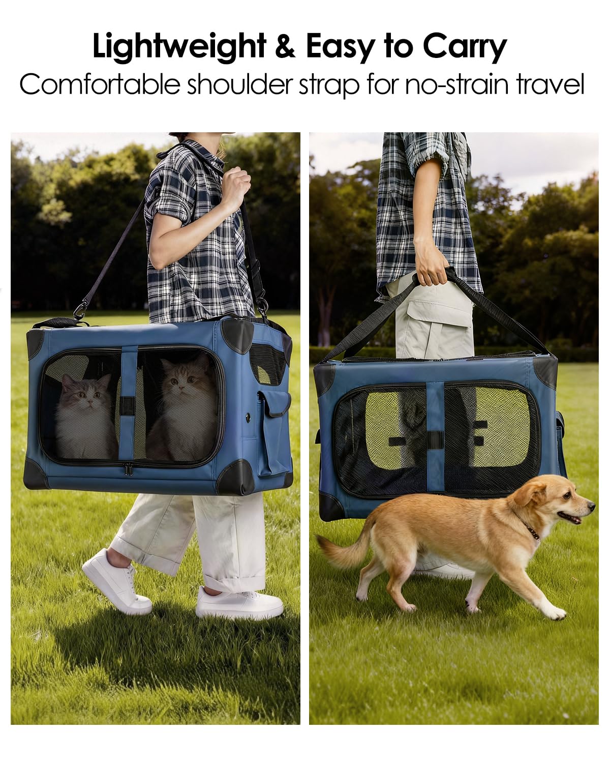 FuzzyNest fold-flat design for easy storage at home or in car