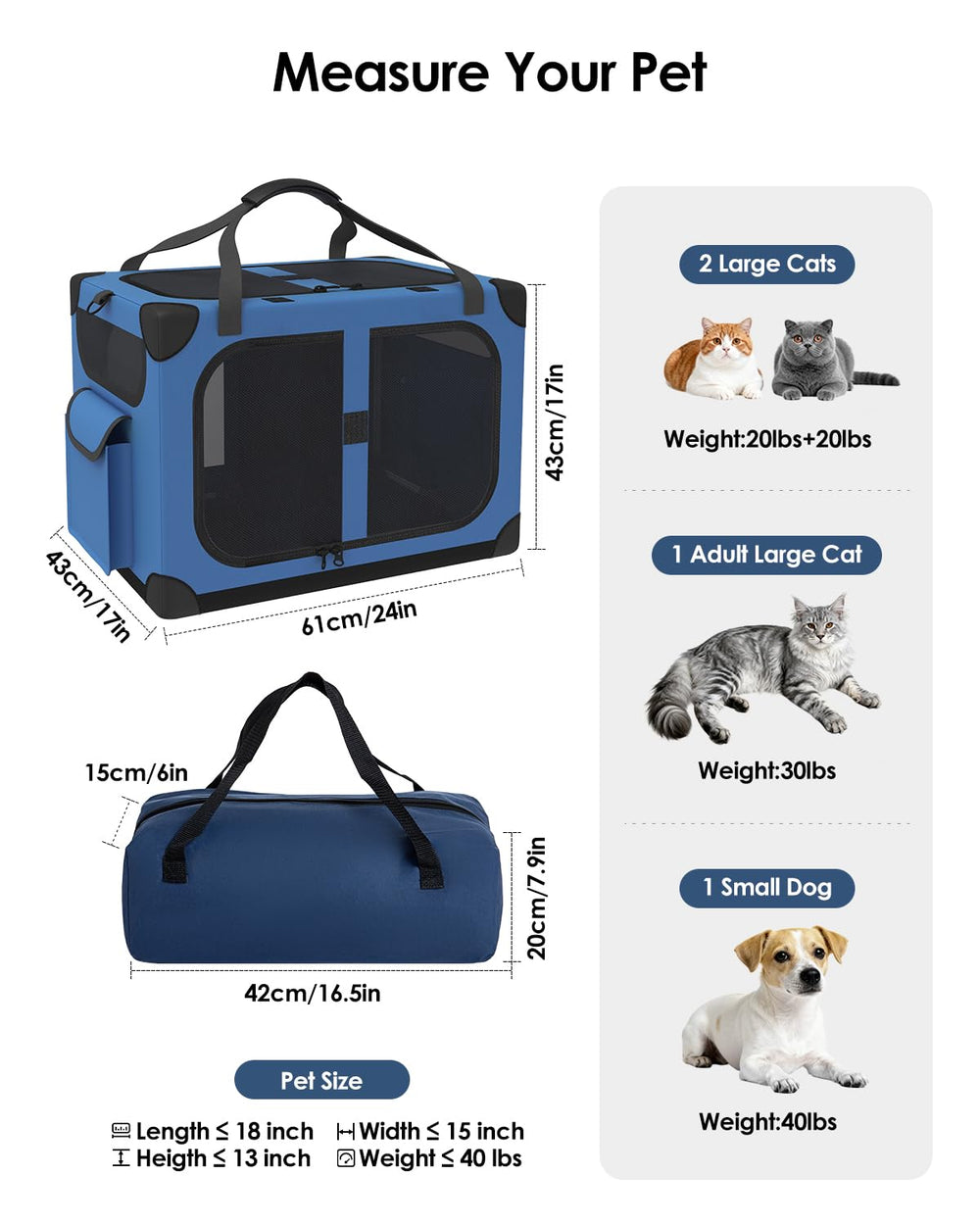 FuzzyNest travel crate in car, ready for road trips or vet visits