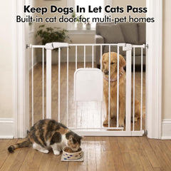 FuzzyNest adjustable gate 29-45 inches fits many openings