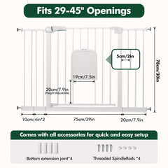FuzzyNest auto close two way walk through supports busy homes