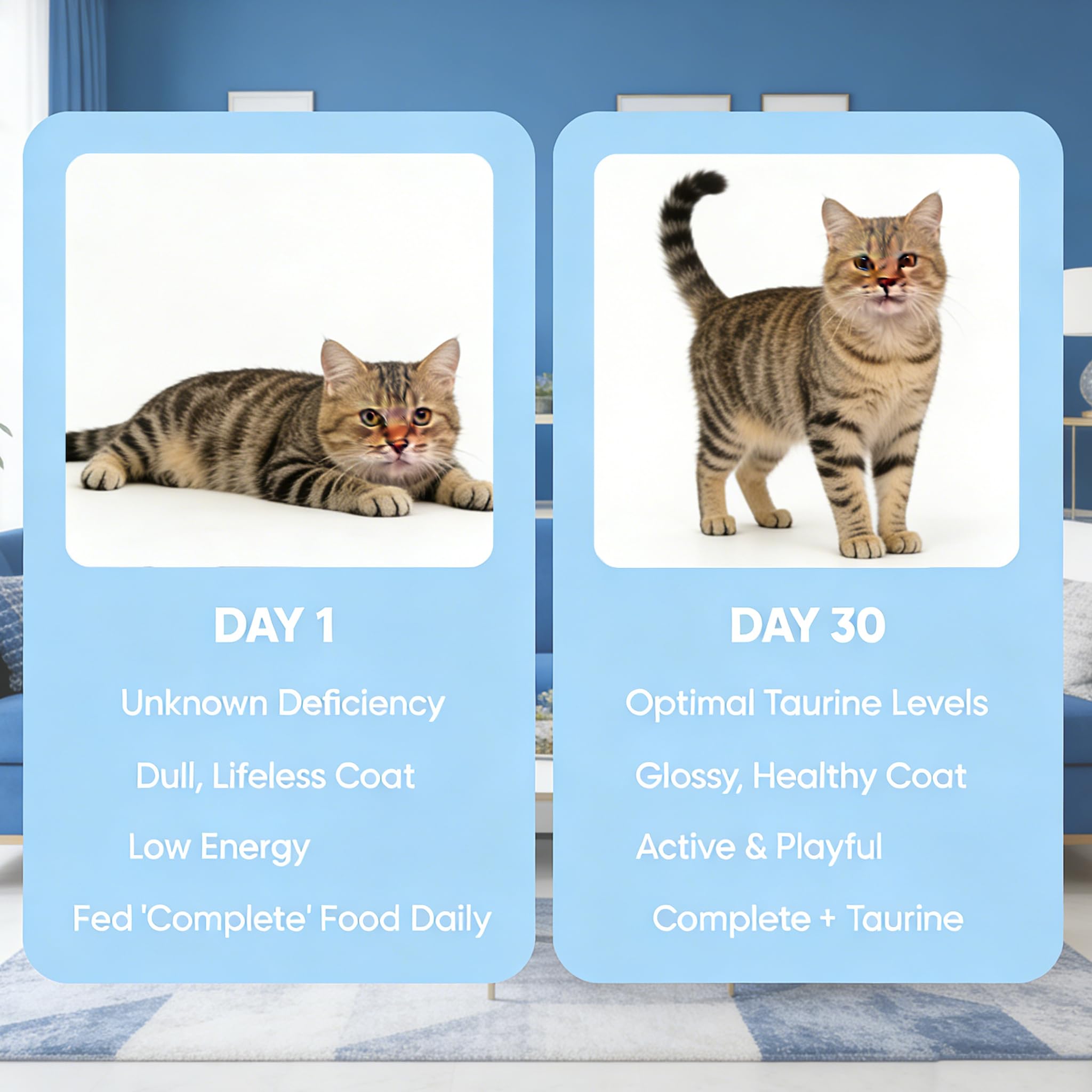 FW ZONE VitaTaurine Pro for-all-cat-breeds image highlights broad compatibility.