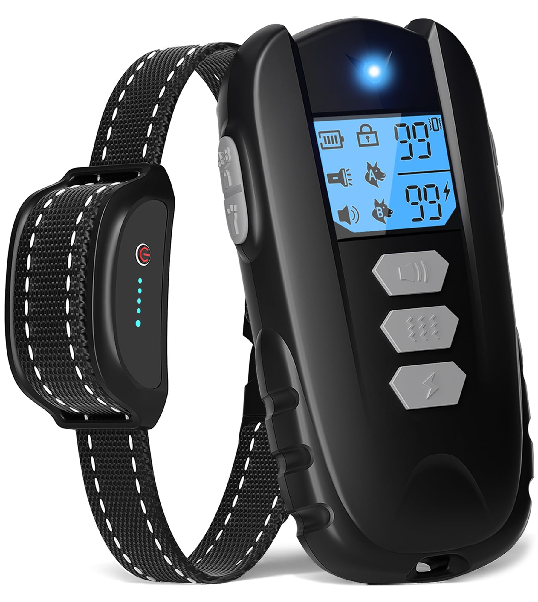 FWQEFVA dog shock collar with remote up to 2000 ft for focused training