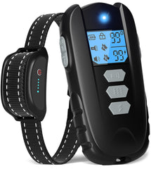 FWQEFVA dog shock collar remote for precise training and barking control.