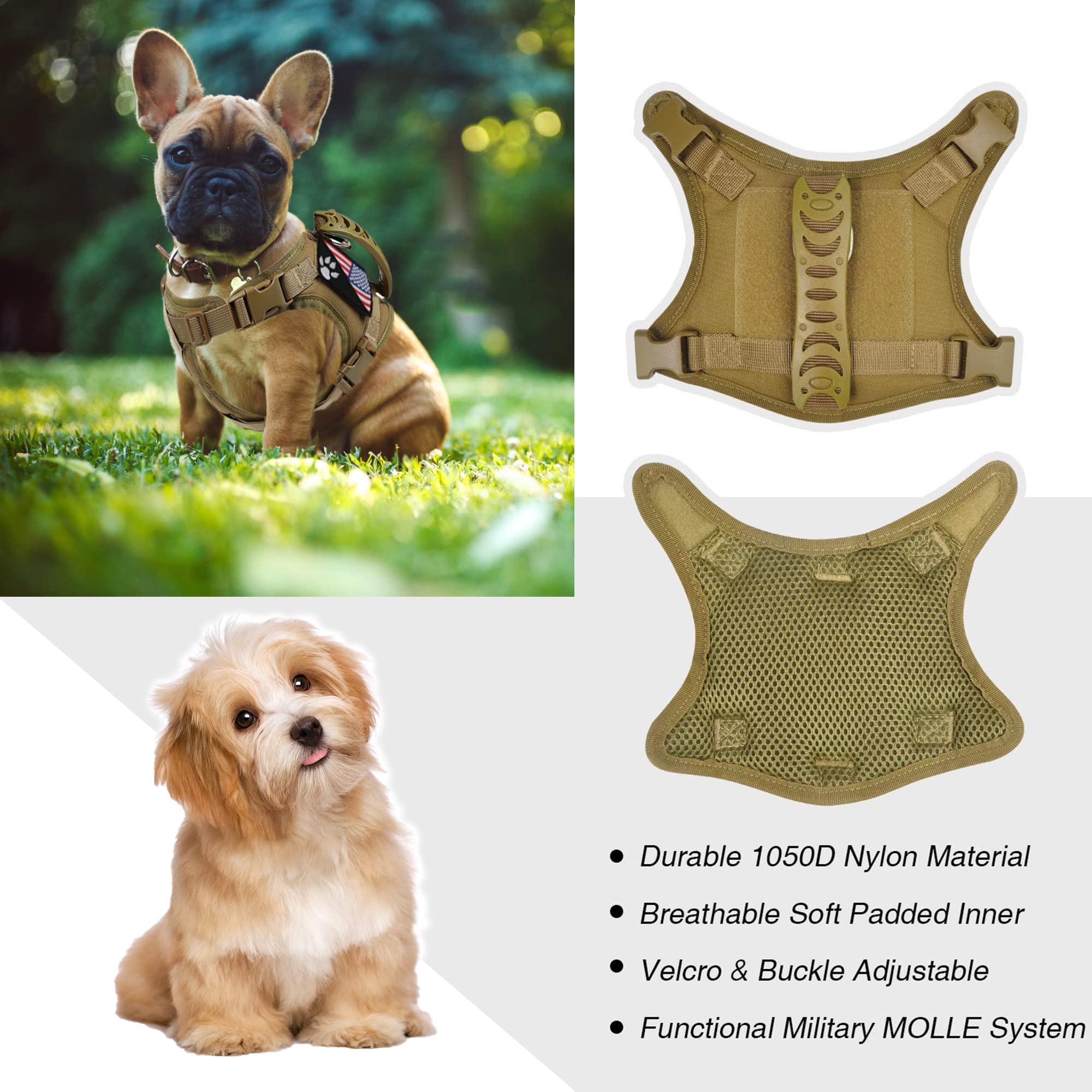 FXGOING tactical harness included patches for customization