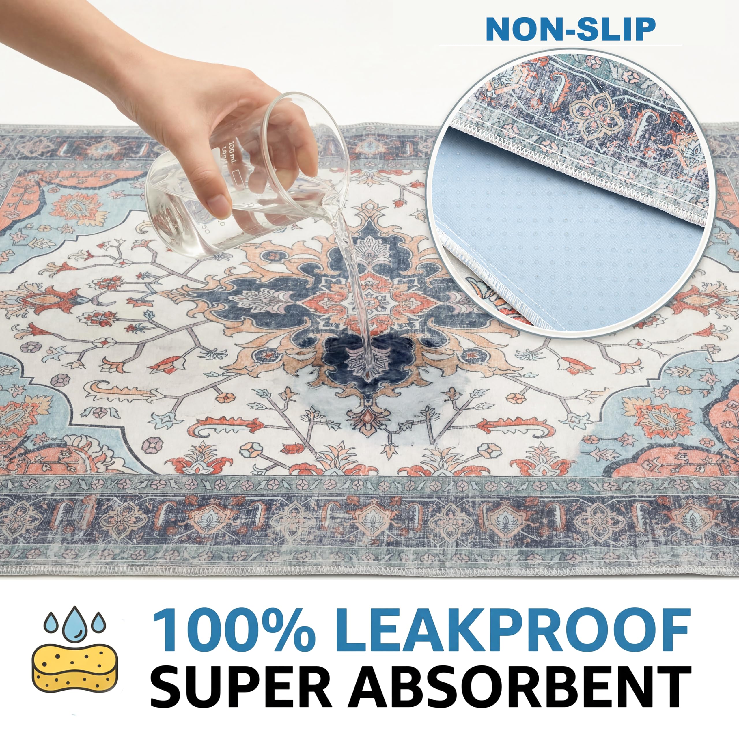 FXO waterproof leak-proof dog pad with non-slip base; keeps surfaces safe.