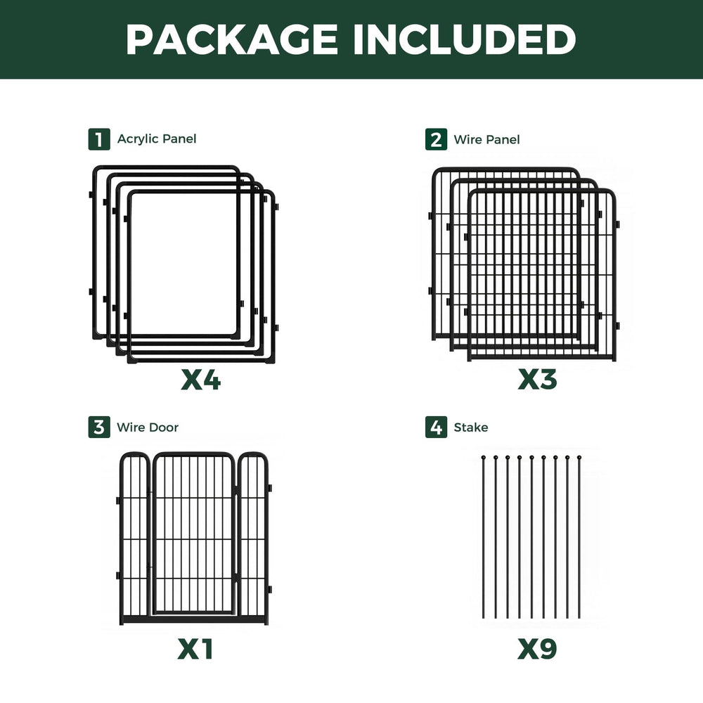 FXW AuraSpace Pro wipe-clean surfaces keep the pen tidy.