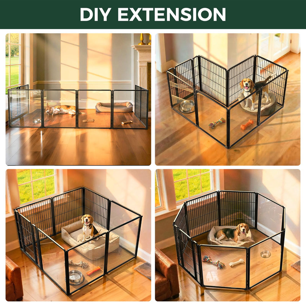FXW AuraSpace Pro 32-inch indoor play area ideal for small to medium dogs.