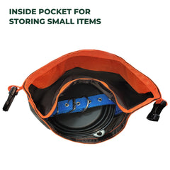 FXW dog food travel bag waterproof materials protect kibble from moisture.