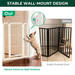FXW Dog Gate full-metal design blends durability with modern home aesthetics