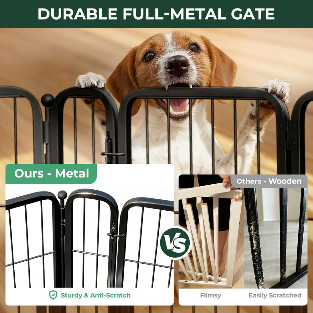 FXW dog gate adjustable width up to 219 inches for various rooms