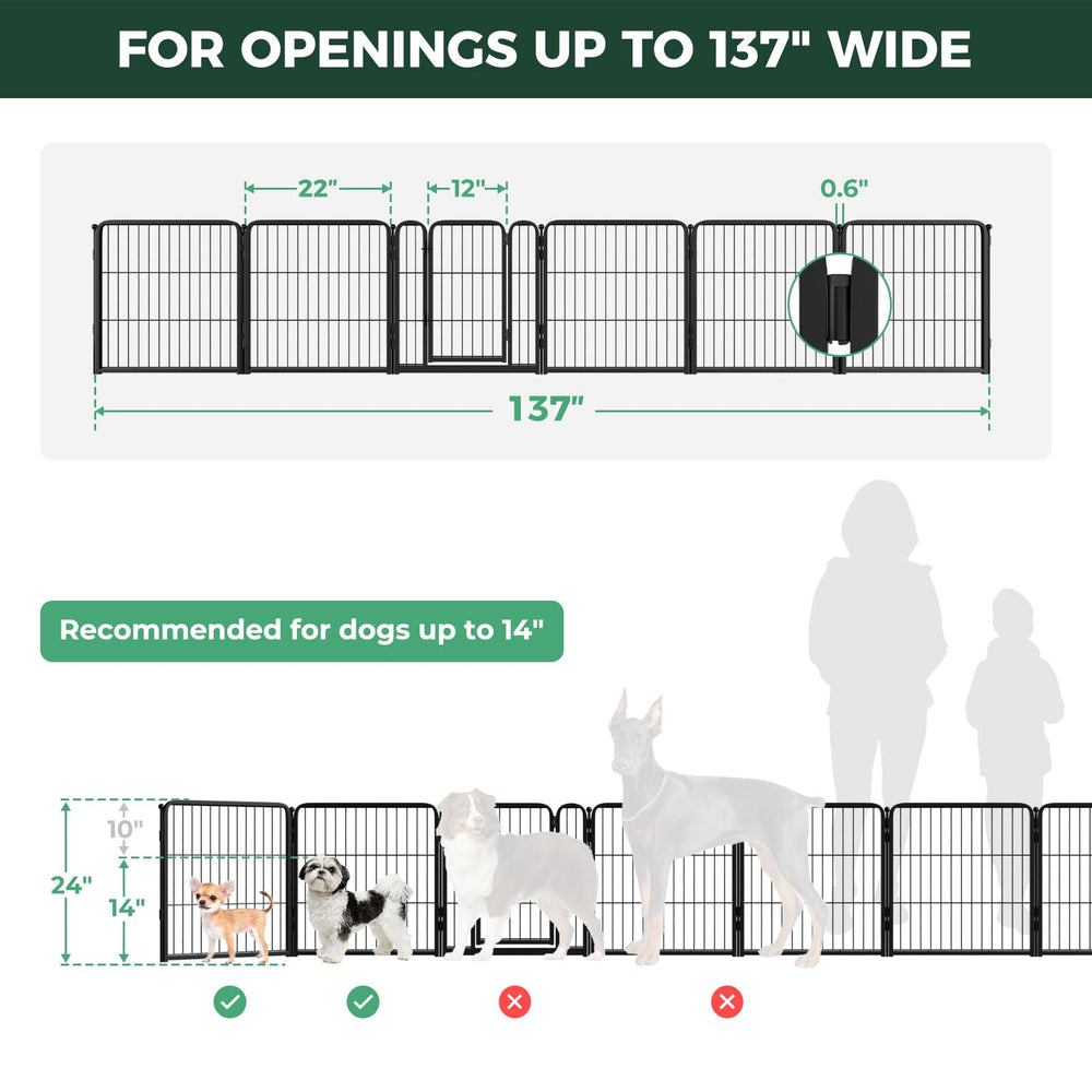 FXW dog gate black finish adds sleek, unobtrusive style.