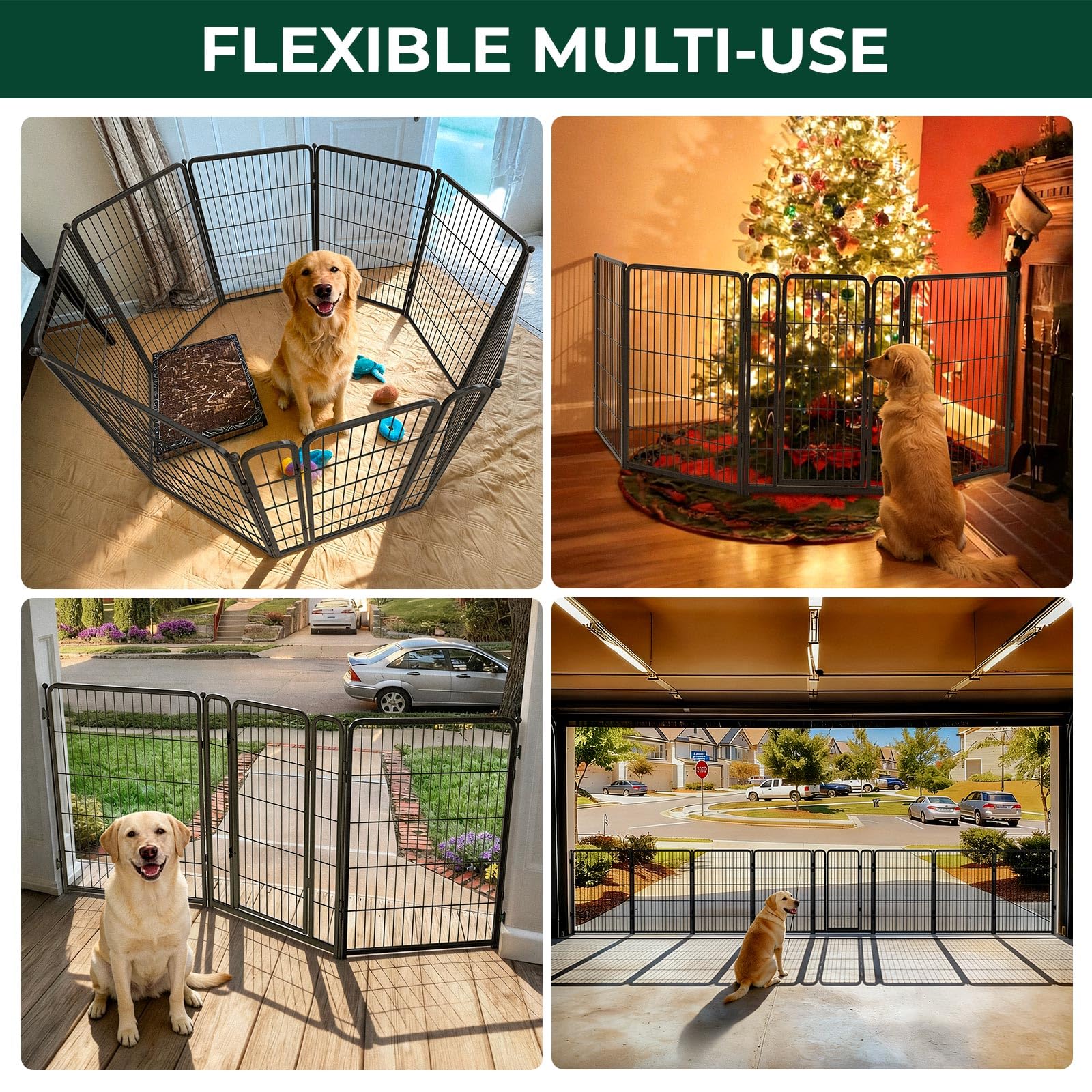 FXW Dog Gate silicone pads protect floors while preventing slips