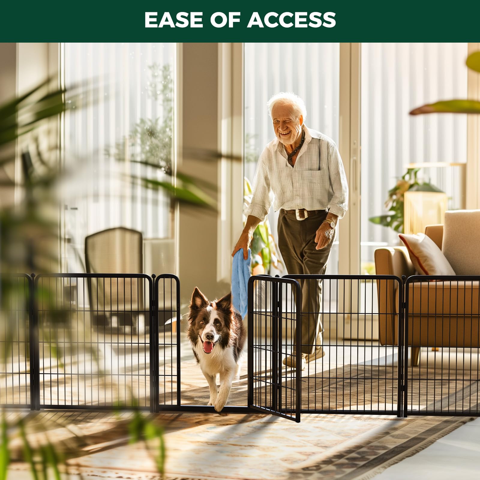 FXW dog gate silicone pads protect floors and increase stability