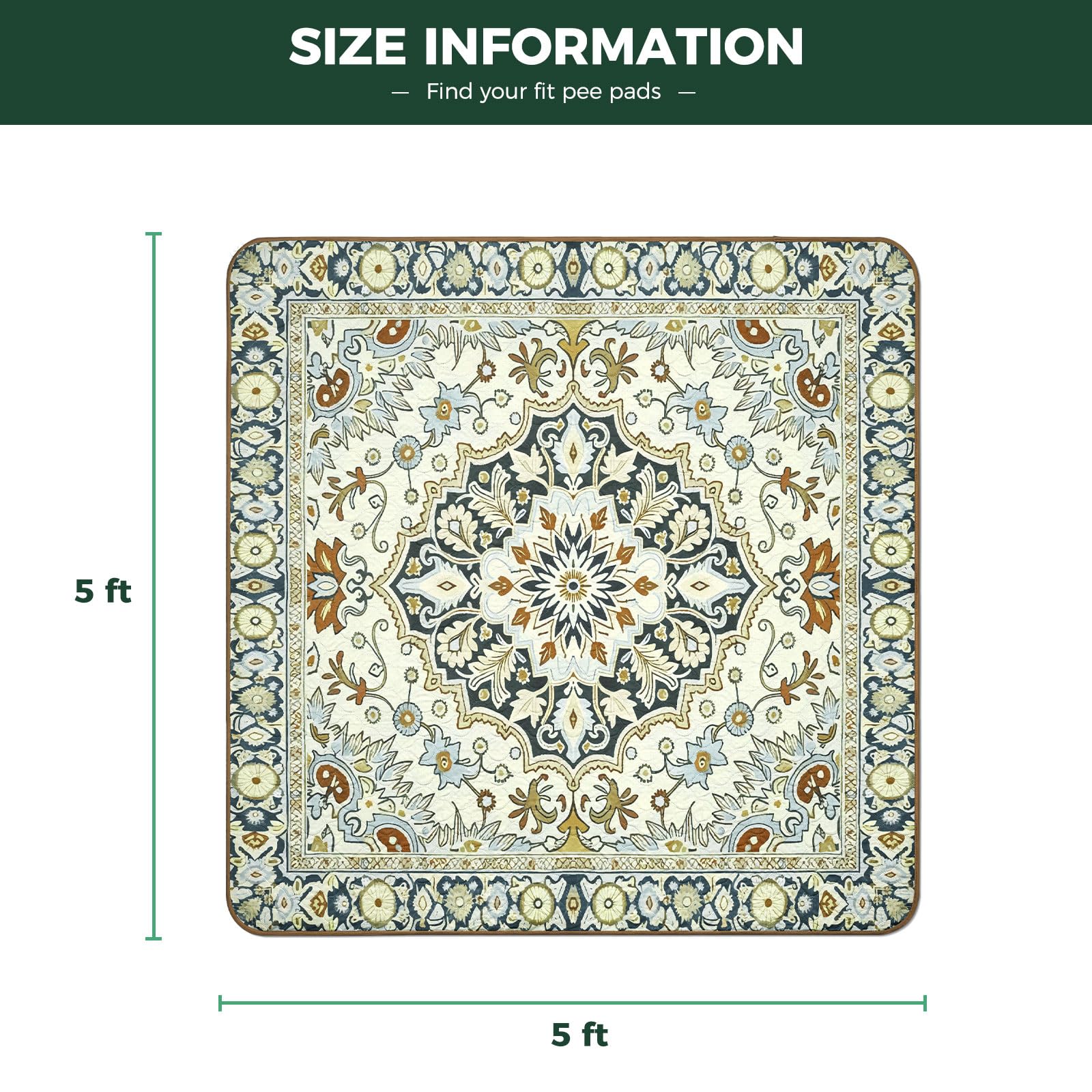 FXW dog pad anti-slip back secures mat during active play.