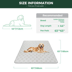 FXW dog pad waterproof shield prevents leaks and protects indoor surfaces.