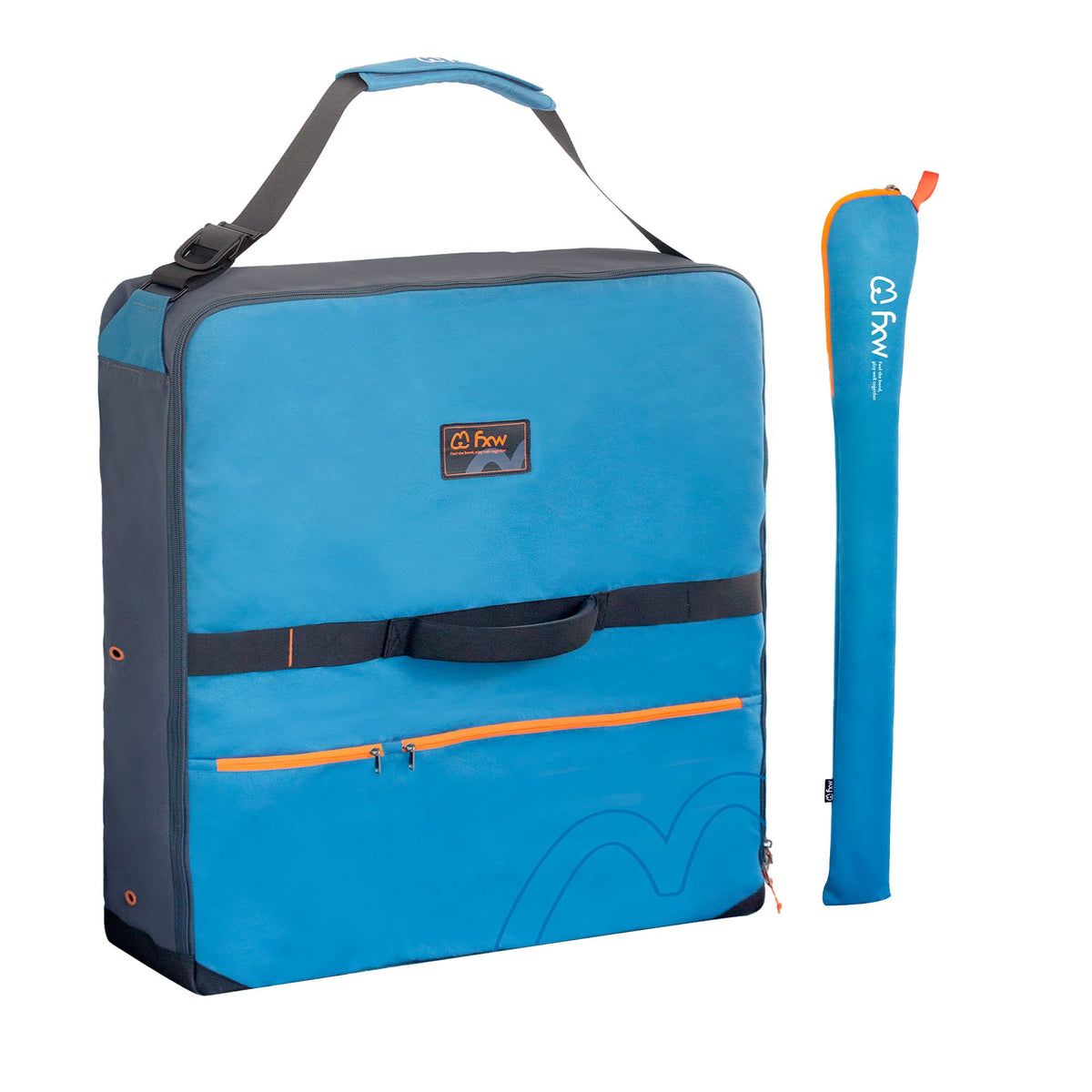 FXW storage bag with 24-inch playpen inside for organized RV trips