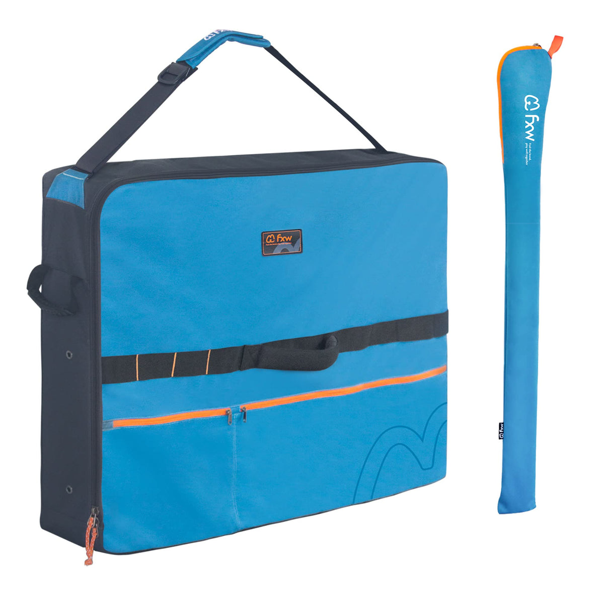 FXW dog playpen storage bag exterior shows durable 900D fabric for rugged RV travel.