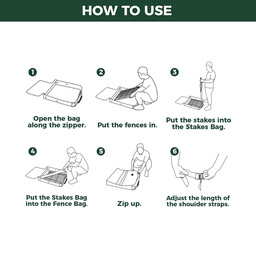 FXW Specialized Dog Playpen Storage Bag ventilation holes reduce odor buildup.