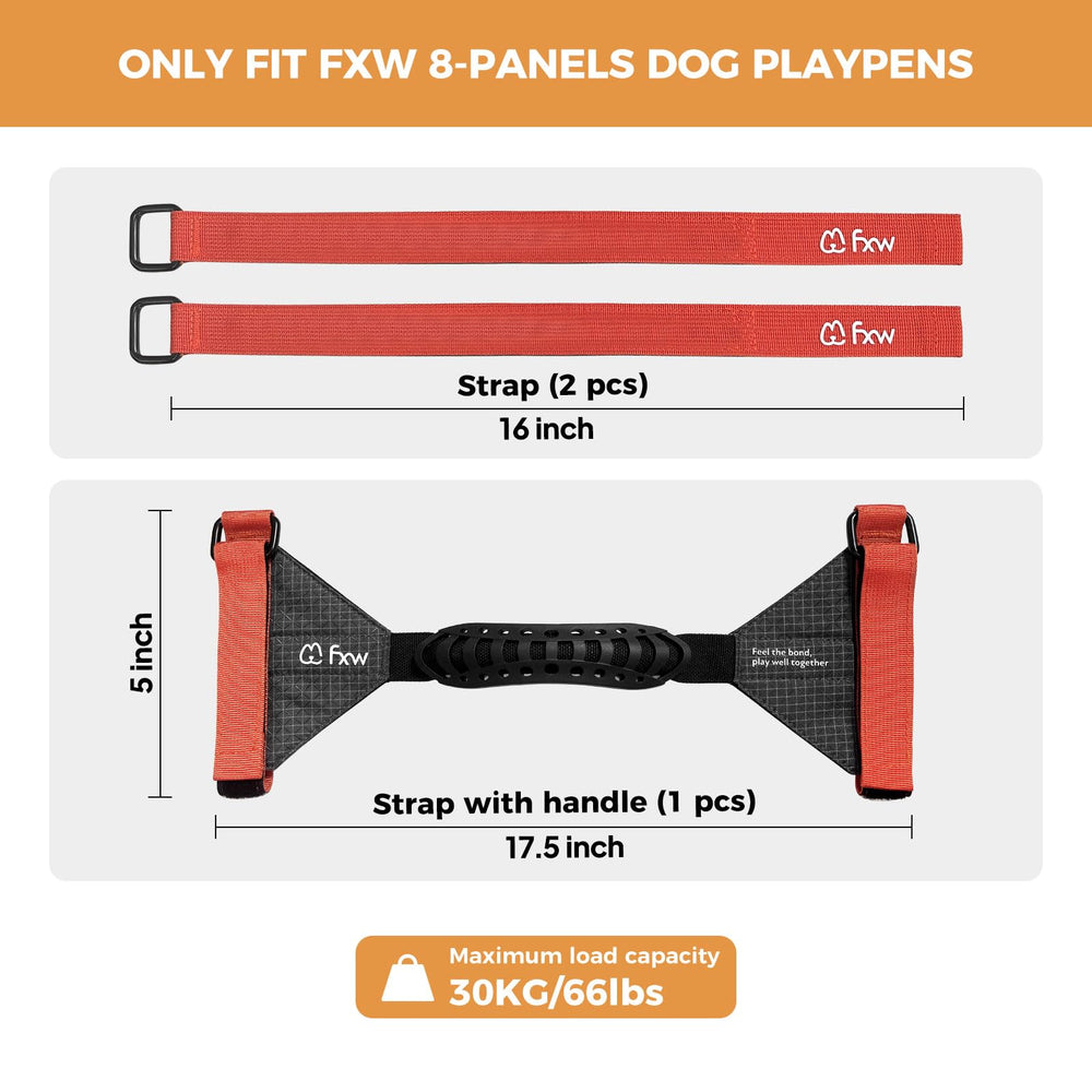 FXW Easy-Carry Straps in use during RV trip to secure and relocate panels.