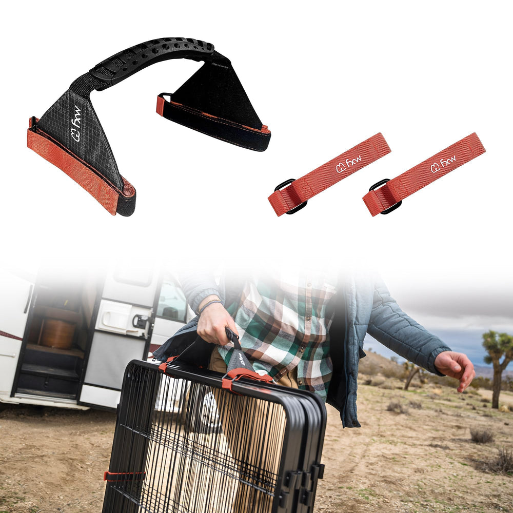 FXW Easy-Carry Straps strap close-up for secure, easy transport of dog playpen.
