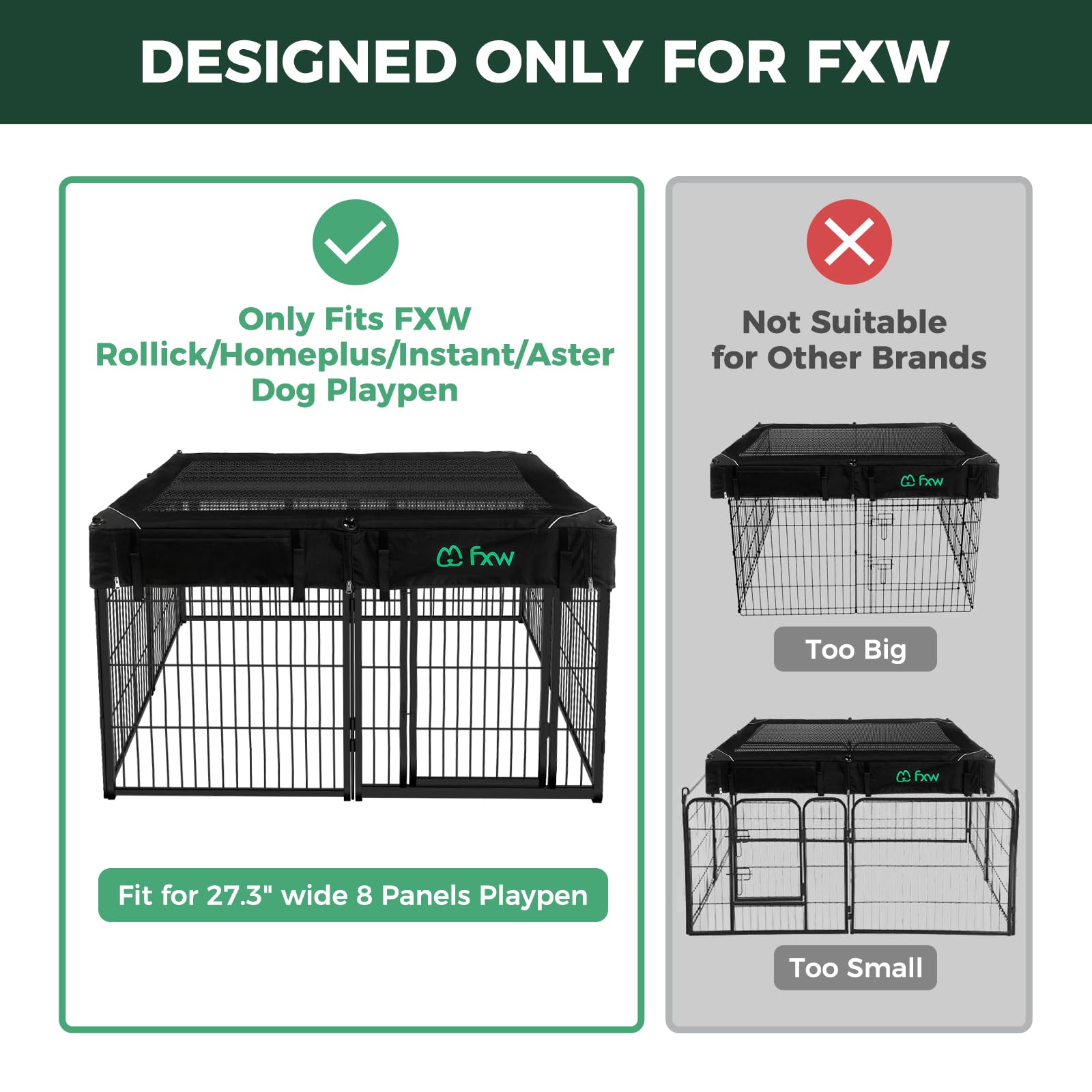 Durable 750D-1000D polyester material protects the playpen interior