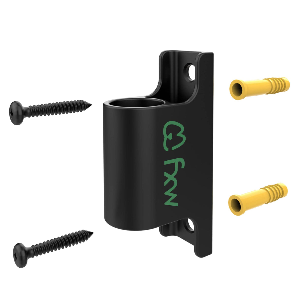 FXW Fence-to-Wall Anchor pack-4 setup secures a playpen to a wall for stability.