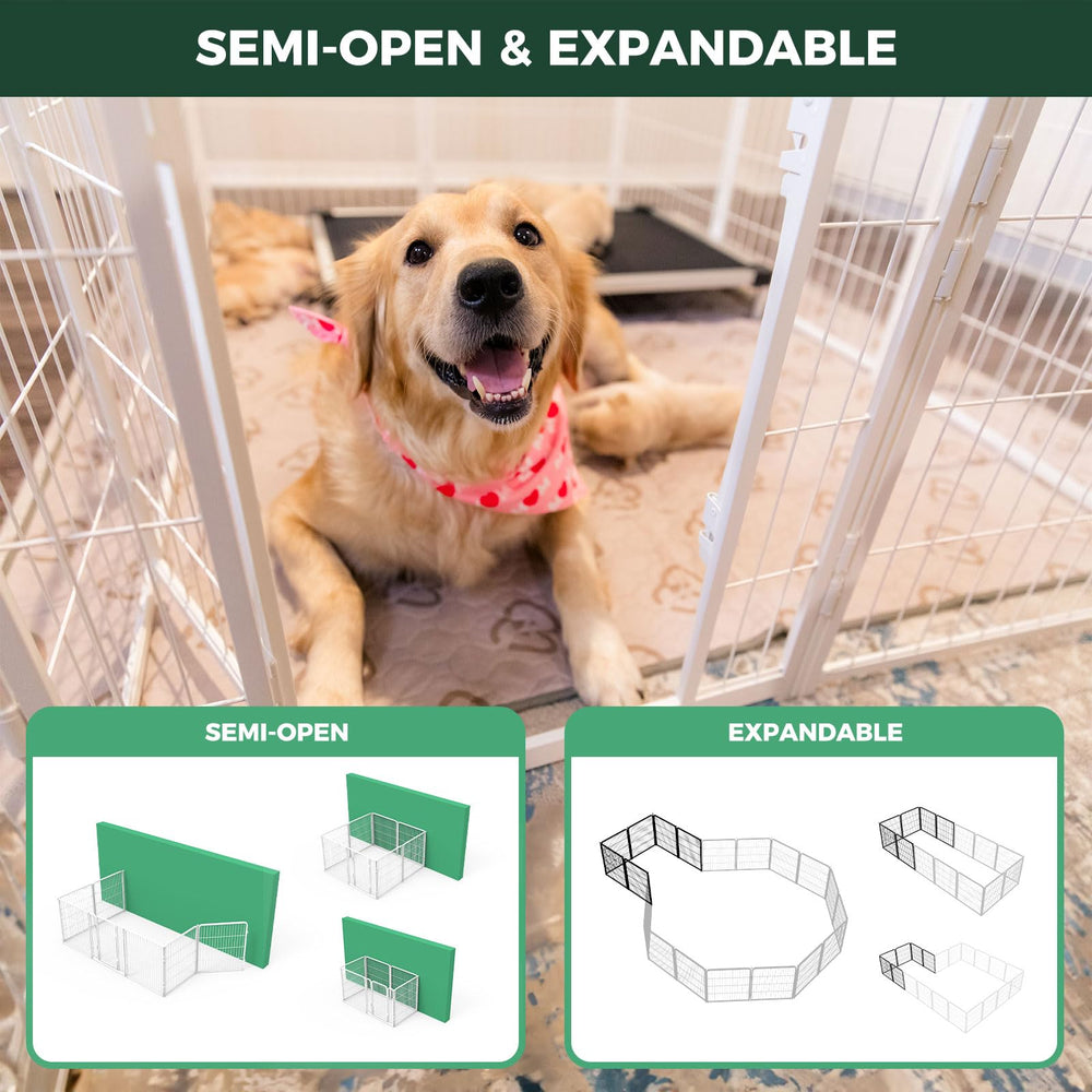 FXW Homeplus Unleashed Indoor Dog Play Pen cleaning-threshold aids quick yet careful maintenance after play.
