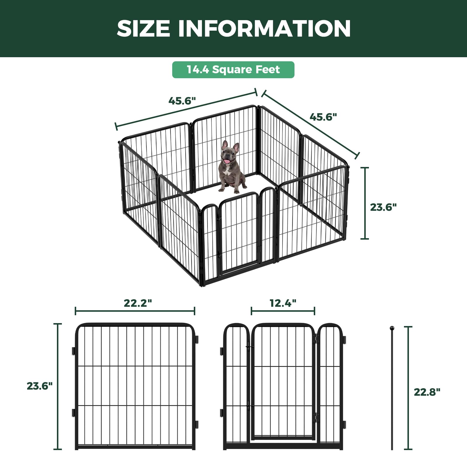 FXW Homeplus Unleashed playpen compact-storage helps tidy when not in use.