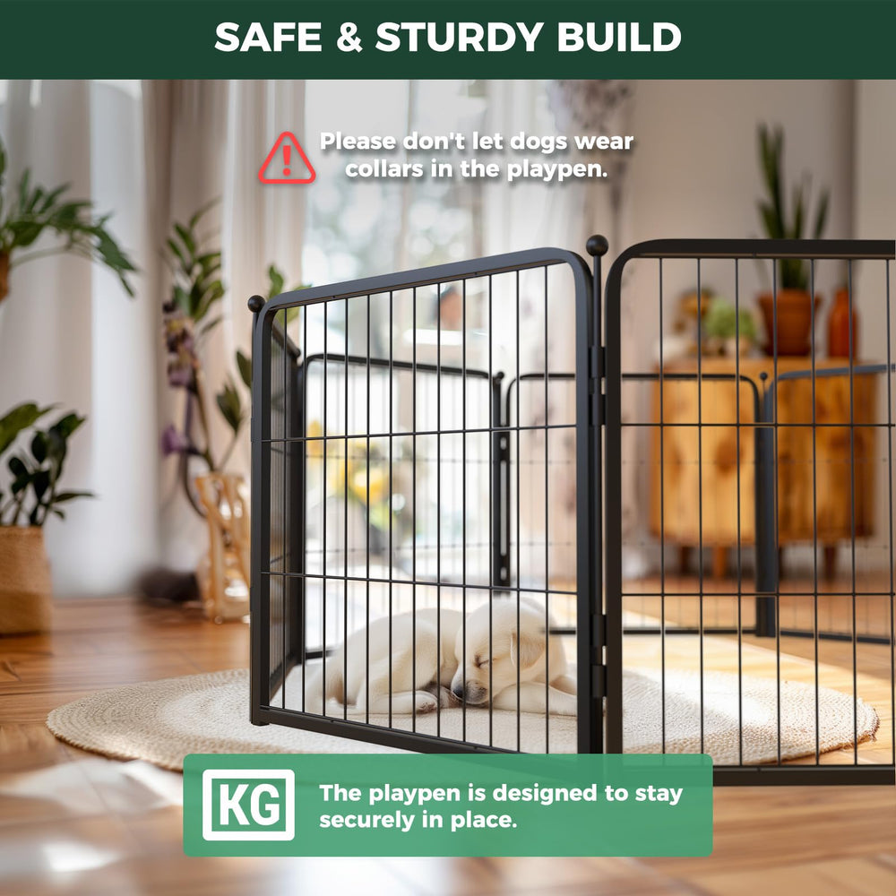 FXW Homeplus Unleashed playpen easy-clean-entry enables quick human access.