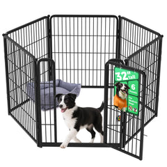FXW Homeplus Unleashed indoor dog playpen front view showing safe containment for small and medium dogs.
