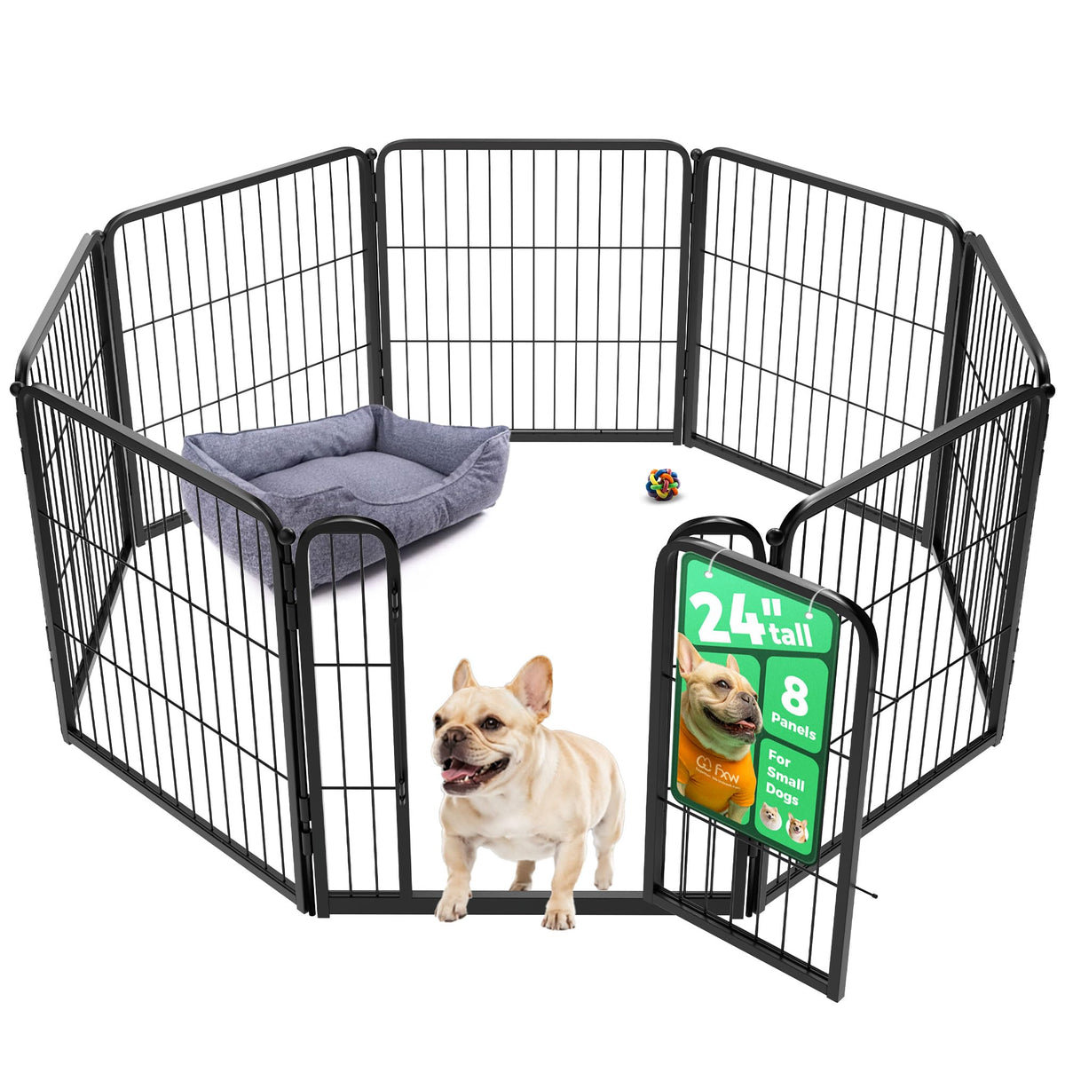 FXW Homeplus Unleashed playpen full assembly for safe indoor setup.