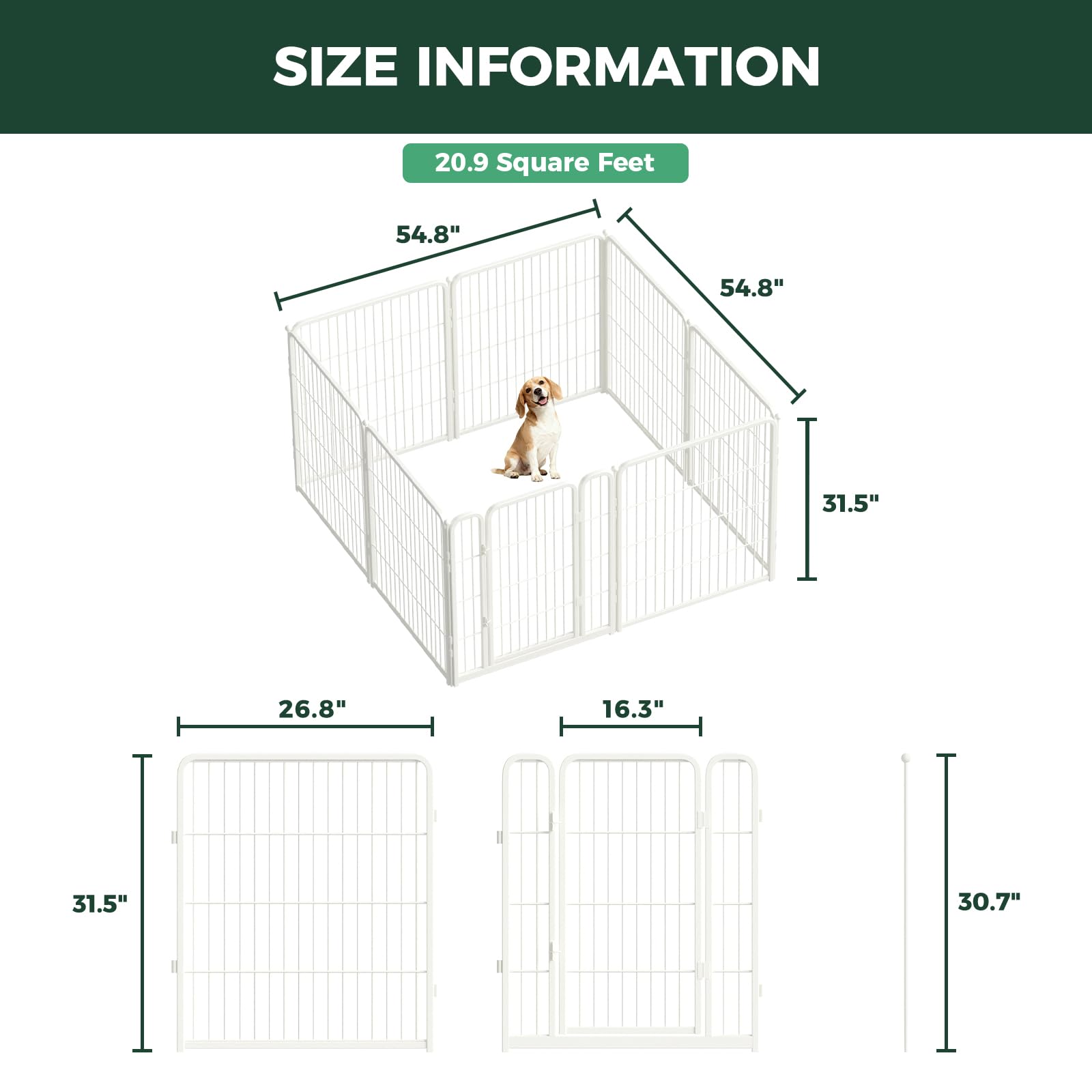 FXW Homeplus Unleashed Indoor Dog Playpen living-room-setup fits apartments and busy households.