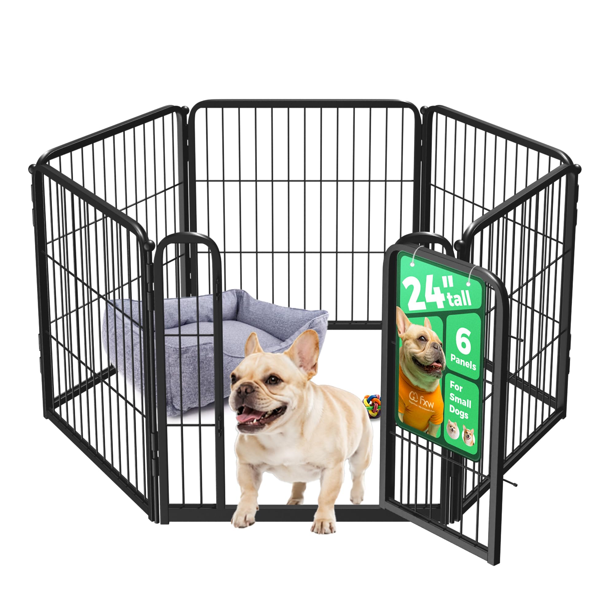 FXW Homeplus Unleashed indoor playpen panel setup for safe, expandable play.