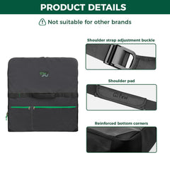 FXW bag uses wear-resistant fabric and reinforced bottom corners for durability