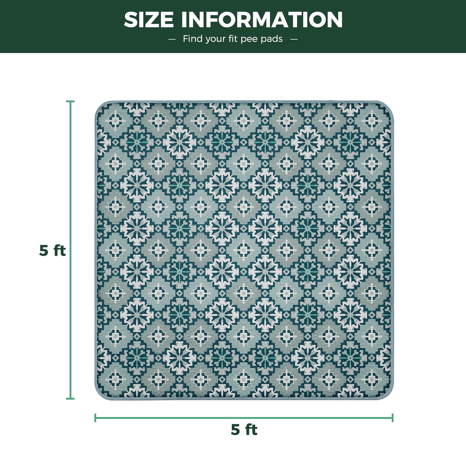 FXW reusable puppy pads are machine washable for long-term savings.
