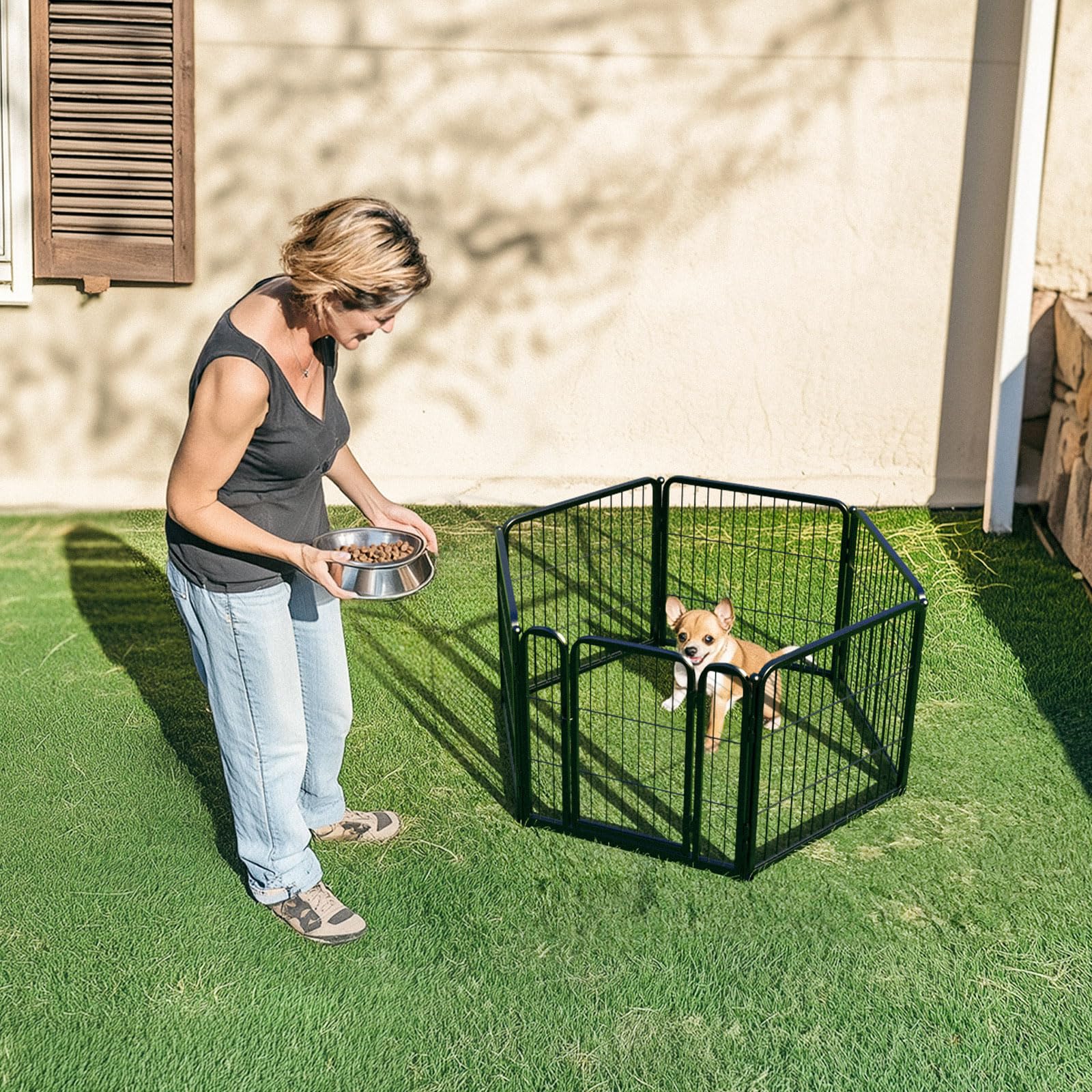 FXW Rollick playpen door with secure locking for peace of mind