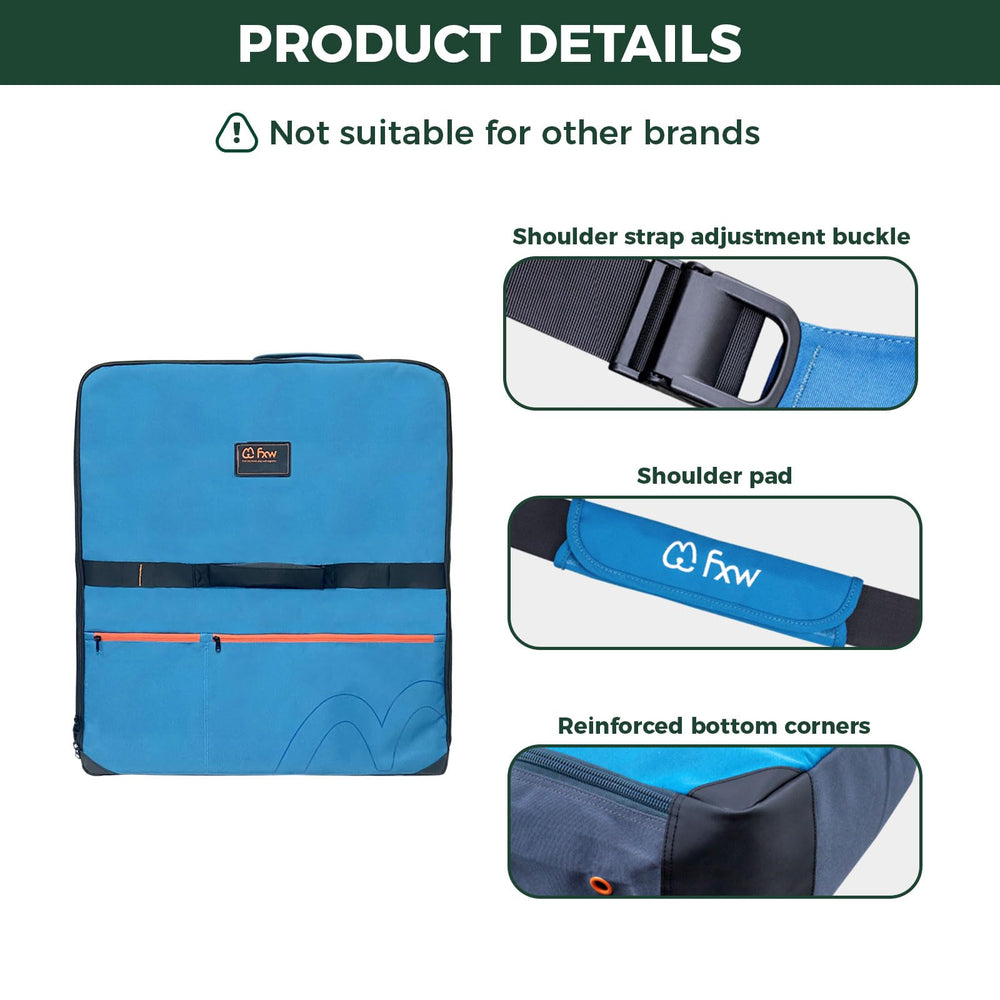 Durable 900D fabric and reinforced hypalon corners resist wear on adventures