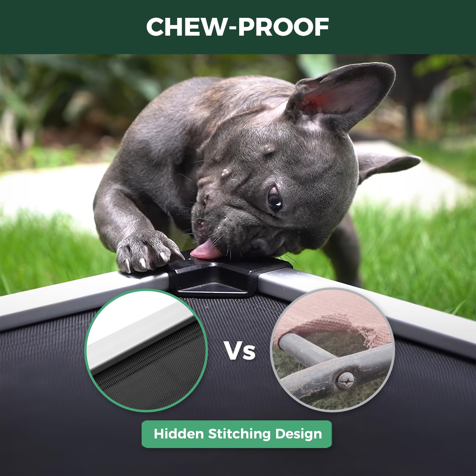 FXW TitanNest aluminum chew-proof edges for long-lasting use