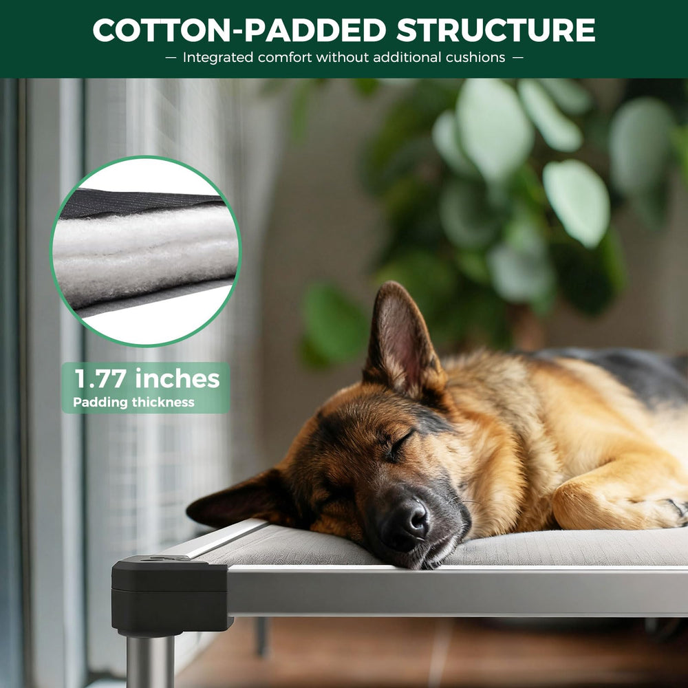 FXW TitanNest heavy-duty steel frame providing robust support for large dogs.