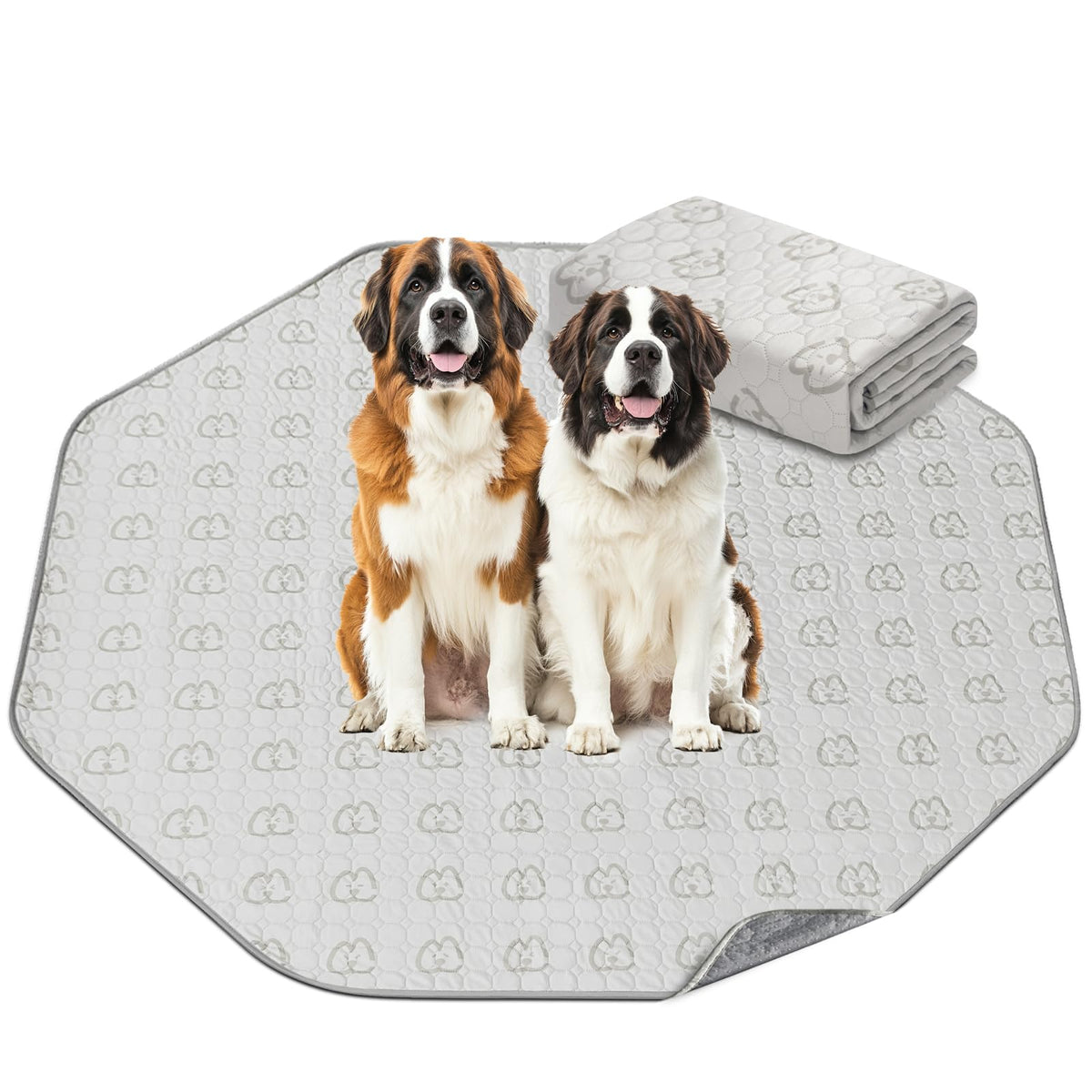FXW washable pee pad with absorbent layer for durable dog playpen use.