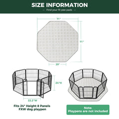 FXW reusable pad designed for over 100 uses and eco-friendly daily use.
