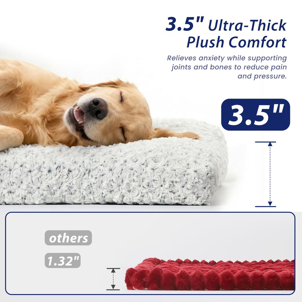 3.5 inch thick cushioning supports joints on long drives