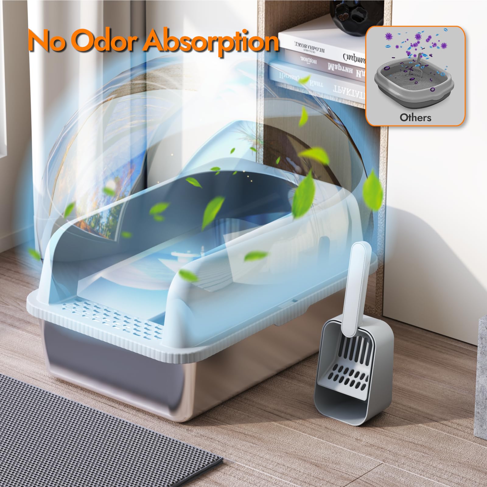 FYLICA anti-slip bottom and rounded edges ensure stable placement.