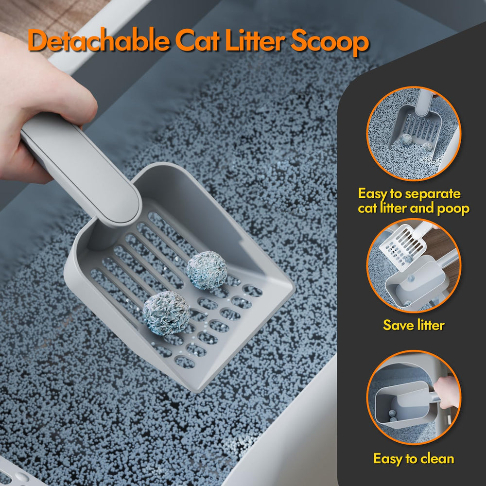 FYLICA stepboard catches litter from paws for tidier floors.